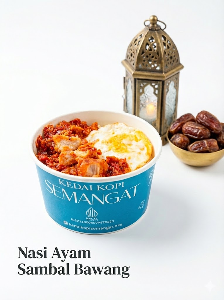 Nasi Ayam Sambal Bawang